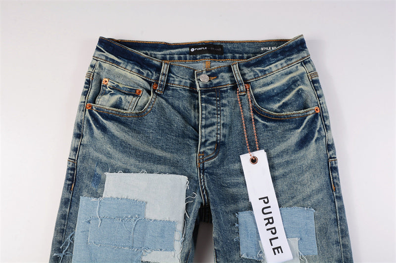 Men's Purple Jeans 9015