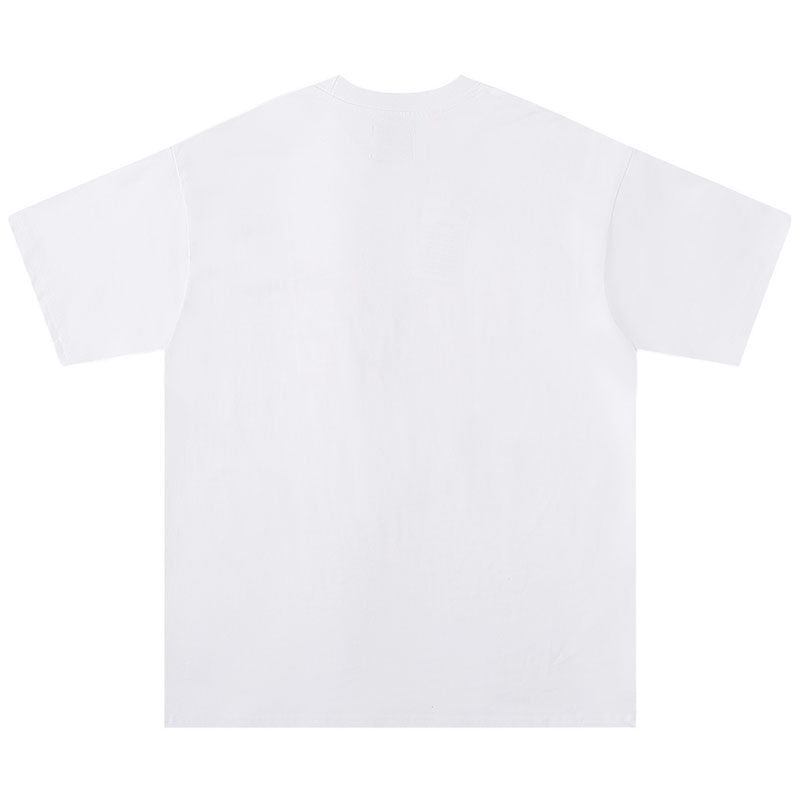 AMRI flower letter logo print T-Shirts
