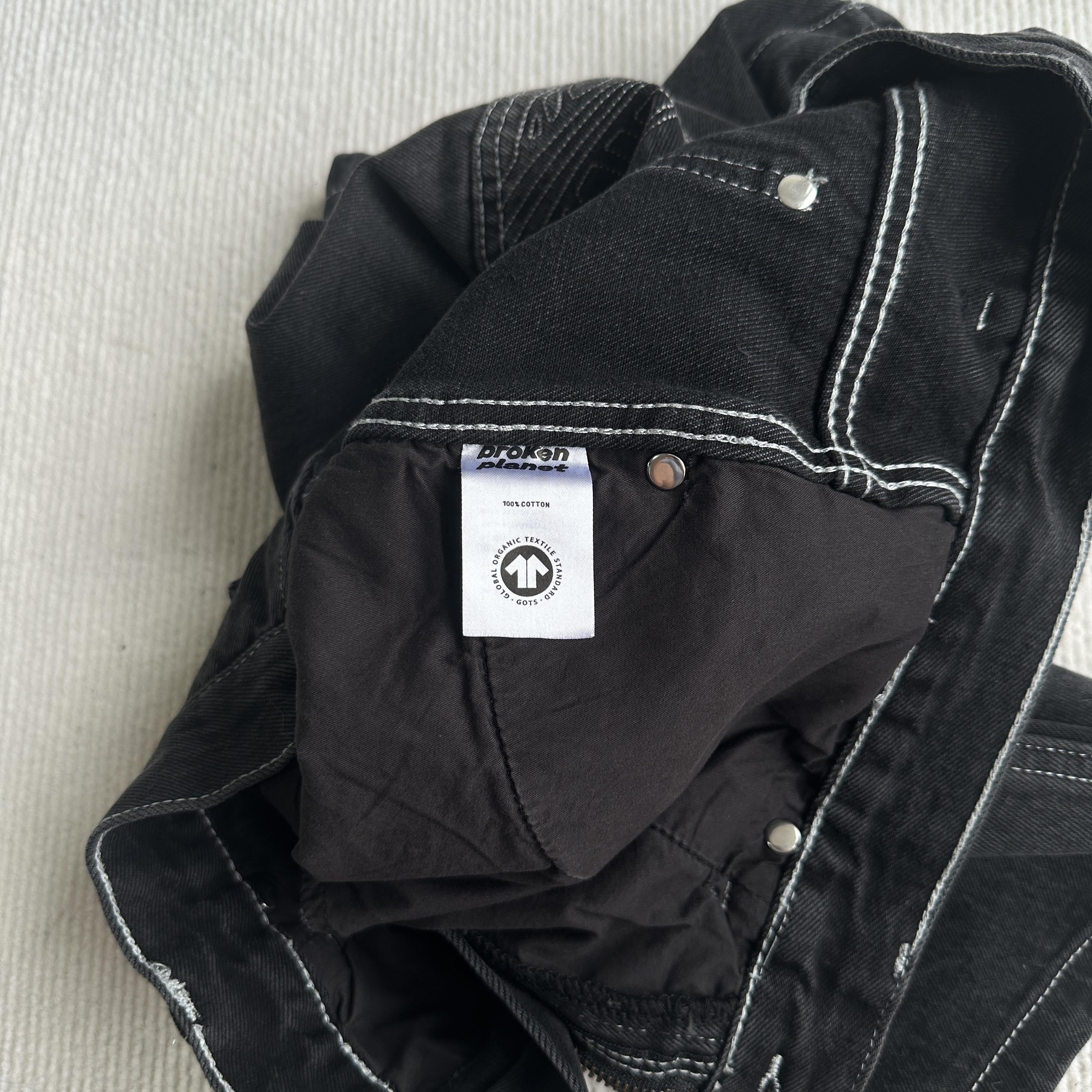 Broken P Denim Jeans Shorts