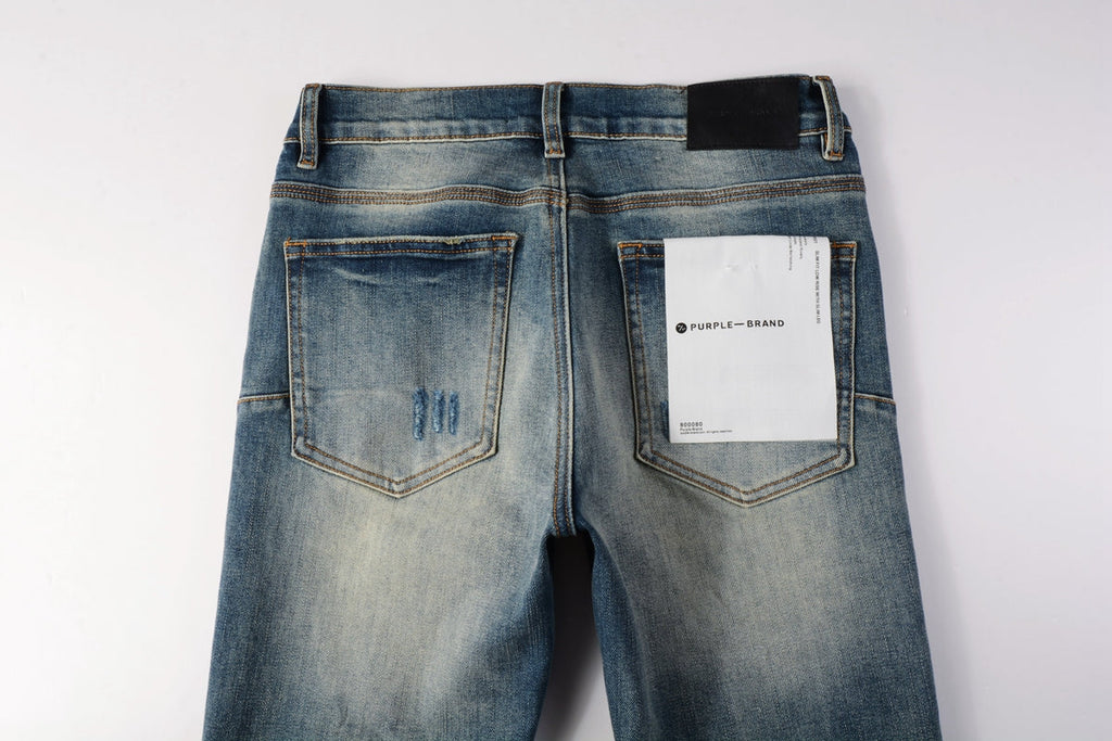 Men's Purple Jeans 9055