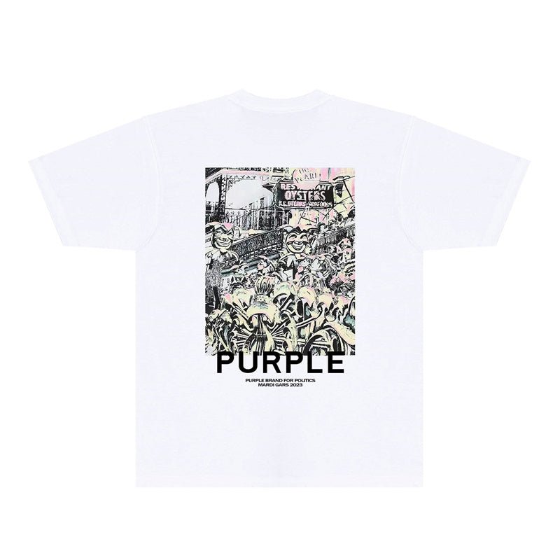 New Purple Short-Sleeve T-Shirt