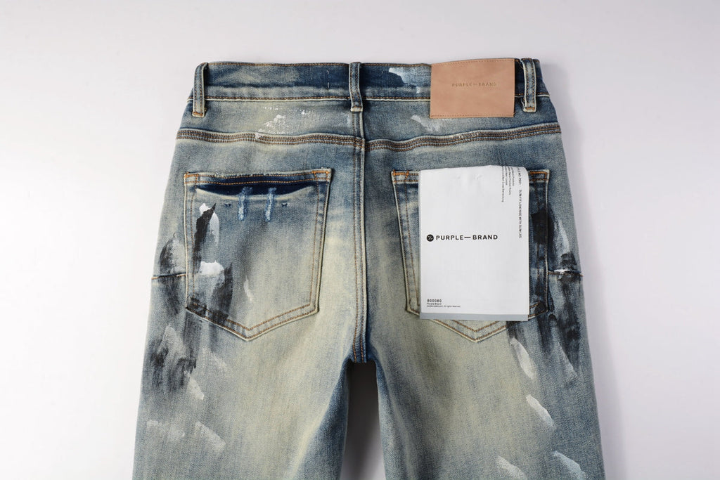 Men's Purple Jeans 9037