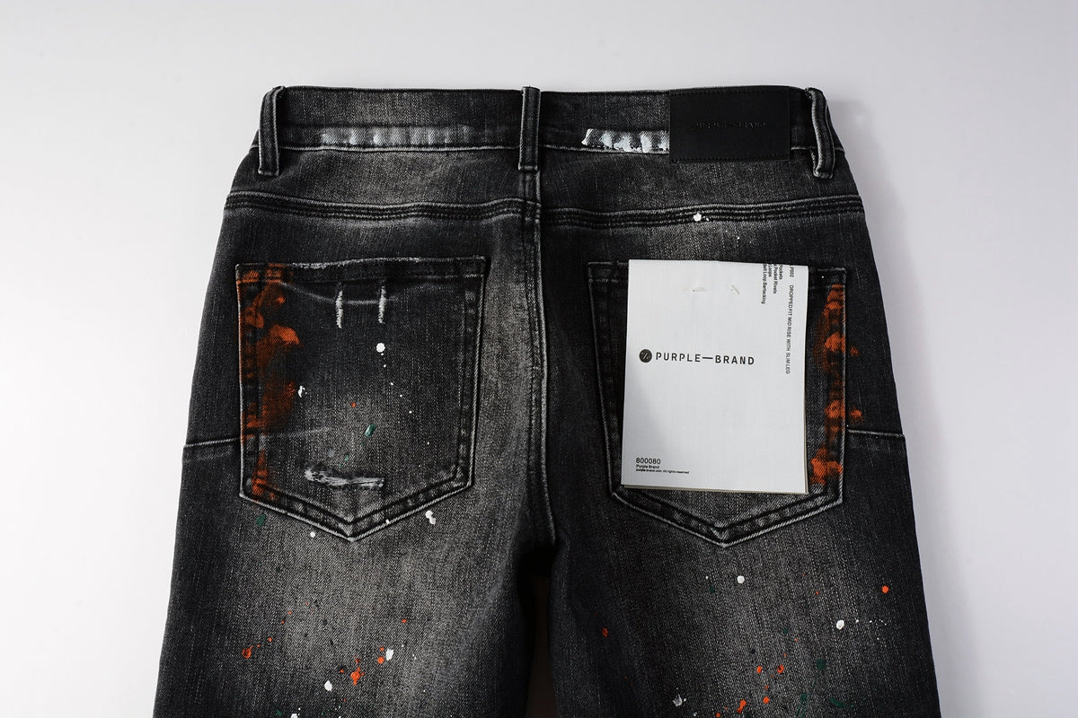 Men's Purple Jeans 9018