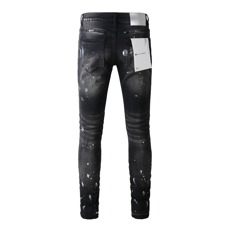Men's Purple Jeans 9002