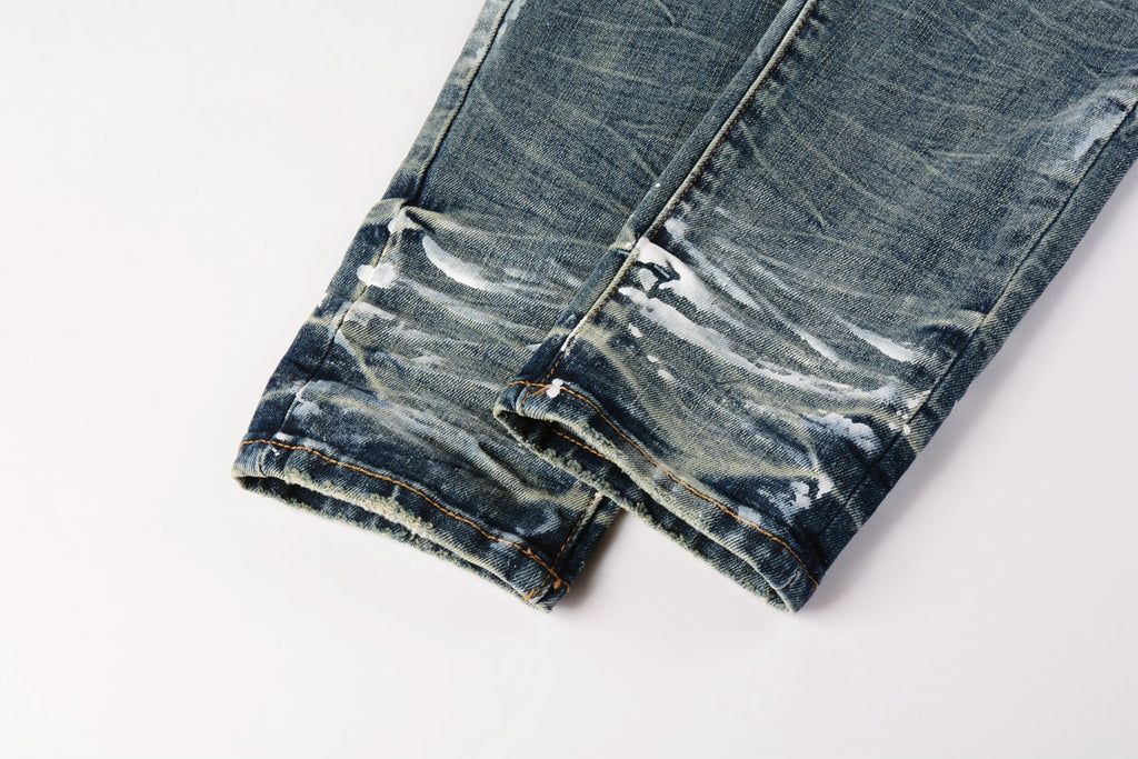 Men's Purple Jeans 9060