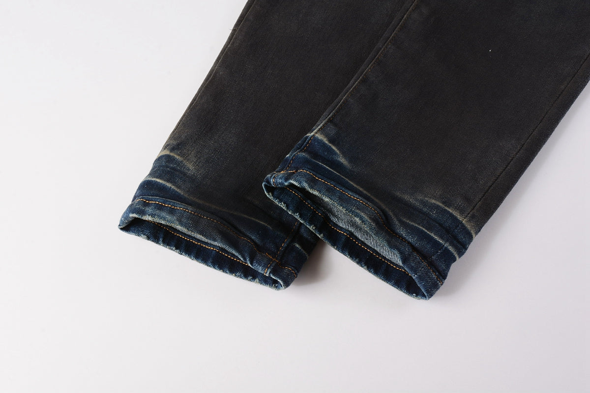 Men's Purple Jeans 9036