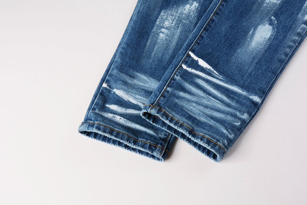 Men's Purple Jeans 9062