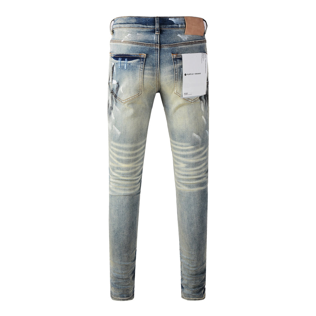 Men's Purple Jeans 9037
