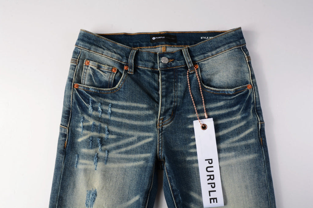 Men's Purple Jeans 9055