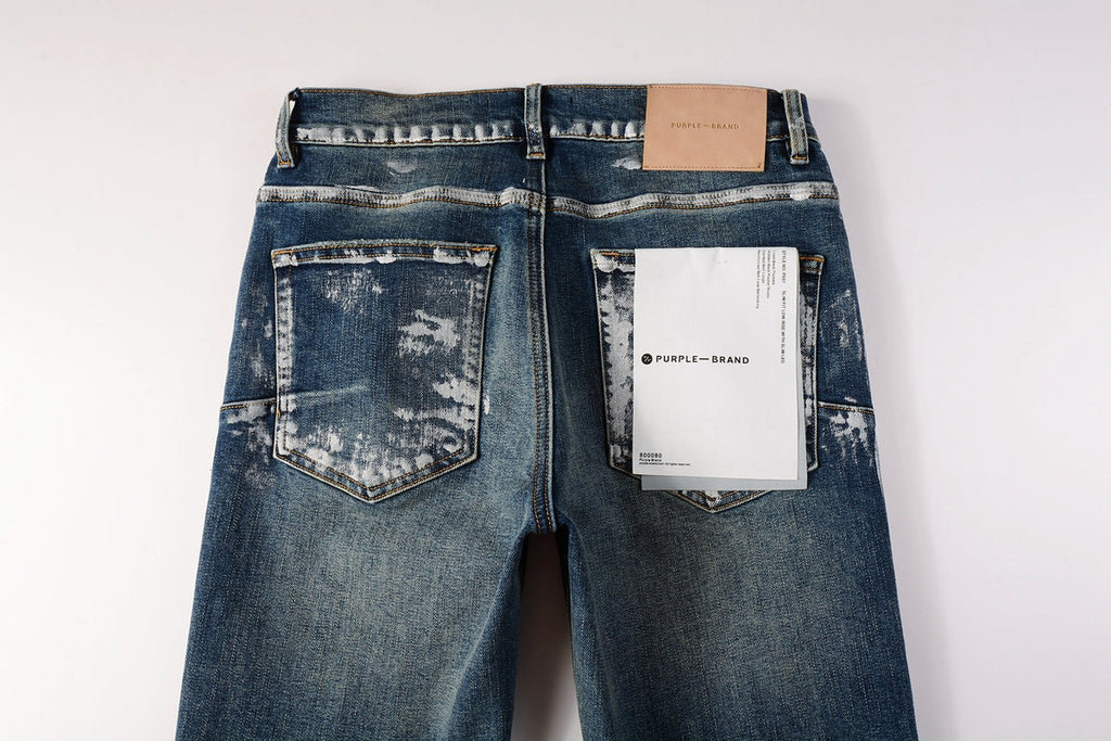 Men's Purple Jeans 9040